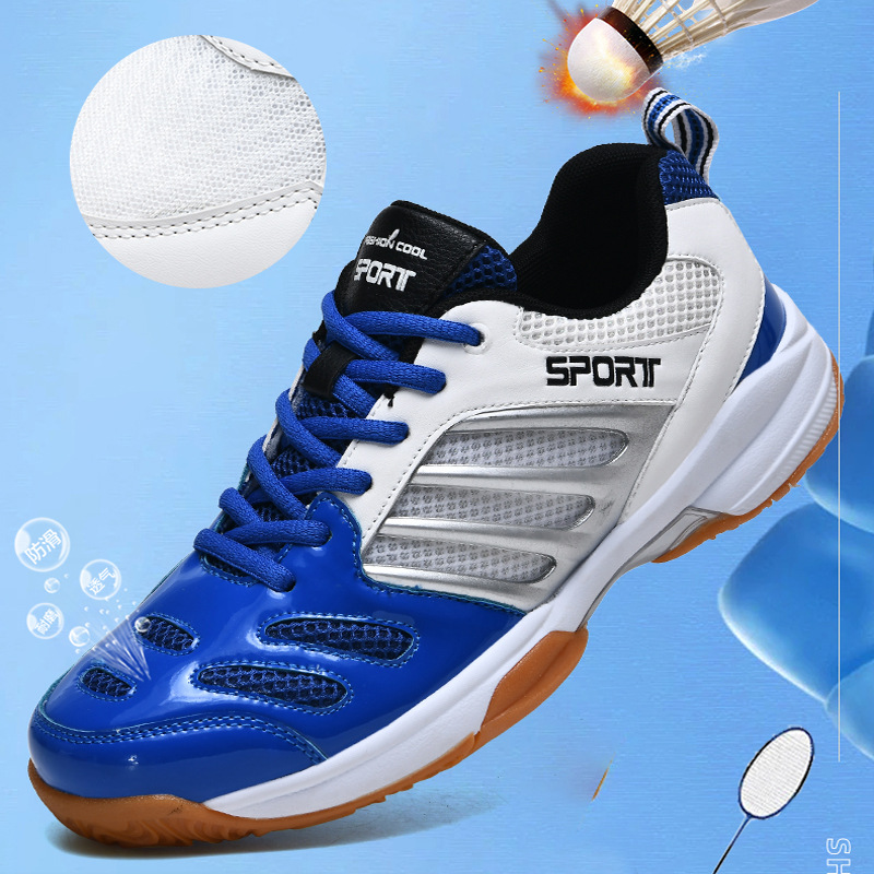 in stock wholesale badminton shoes men's shoes new professional lightweight breathable shock absorption men's table tennis shoes tennis sneaker