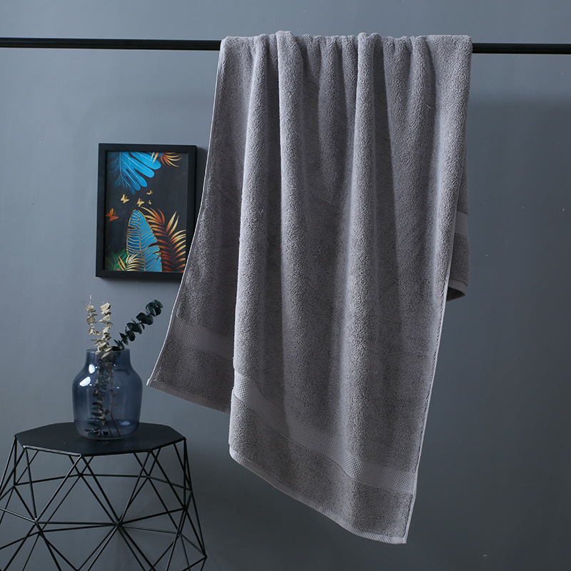 Picture of Factory wholesale cotton thick 800g bath towel long staple cotton 80*160 beach towel adult increase absorbent hotel bath towel