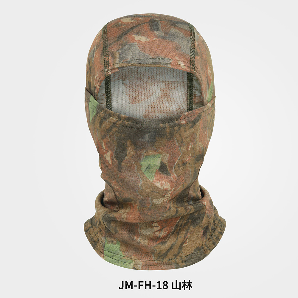 Picture of Outdoor Sports Dust-proof Sunscreen Riding Headgear Motorcycle Helmet Mask Summer Camouflage Balaclava Hat