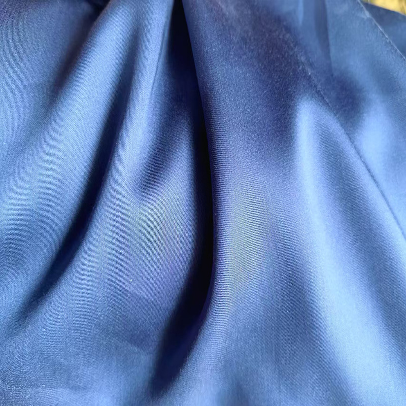 Picture of 60 Lanjing Tencel fabric solid color satin lyocell bedding fabric fabric manufacturers supply recycled fabric