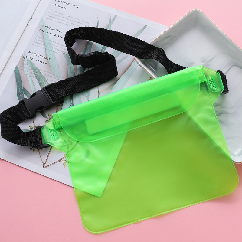 Picture of Swimming Waterproof Bag Large Waterproof Waist Bag Mobile Phone Camera Waterproof Bag Portable Storage Transparent Bag Mobile Phone Waterproof Bag