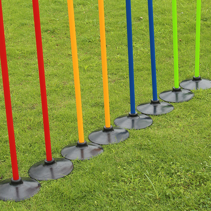 Picture of 1kg rubber base warning Rod rubber base warning sign Rod counterweight base reversing winding Rod training Rod