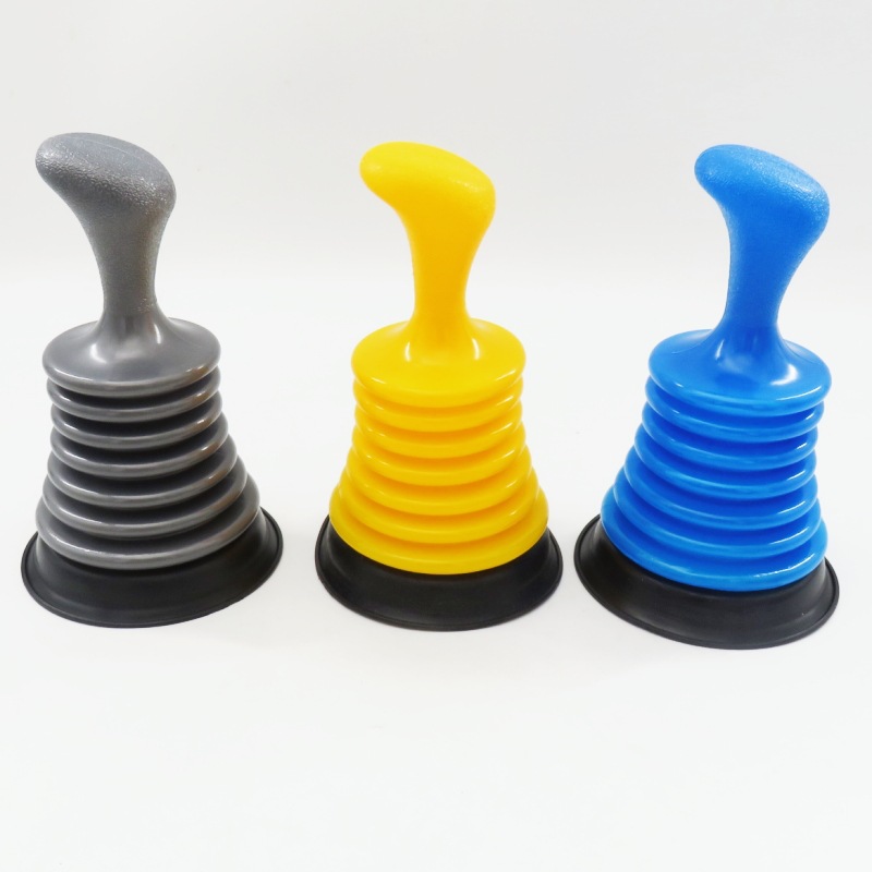 Foreign Trade Cross-Border Kitchen Sink Pipe Unblocker Bathroom Squeeze Drain Cleaner Leather Suction Toilet Suction