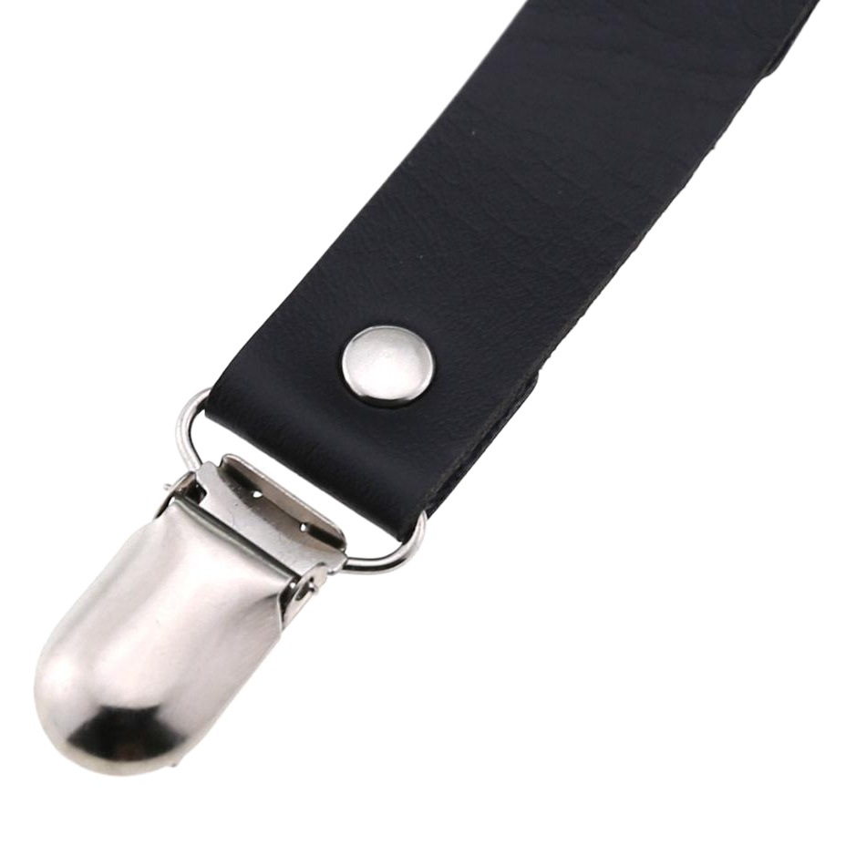European and American Punk Style Rock Bat Pu Leather Garter Hip-Hop Nightclub Bar Sexy Leg Ring Anklet Garter Clip