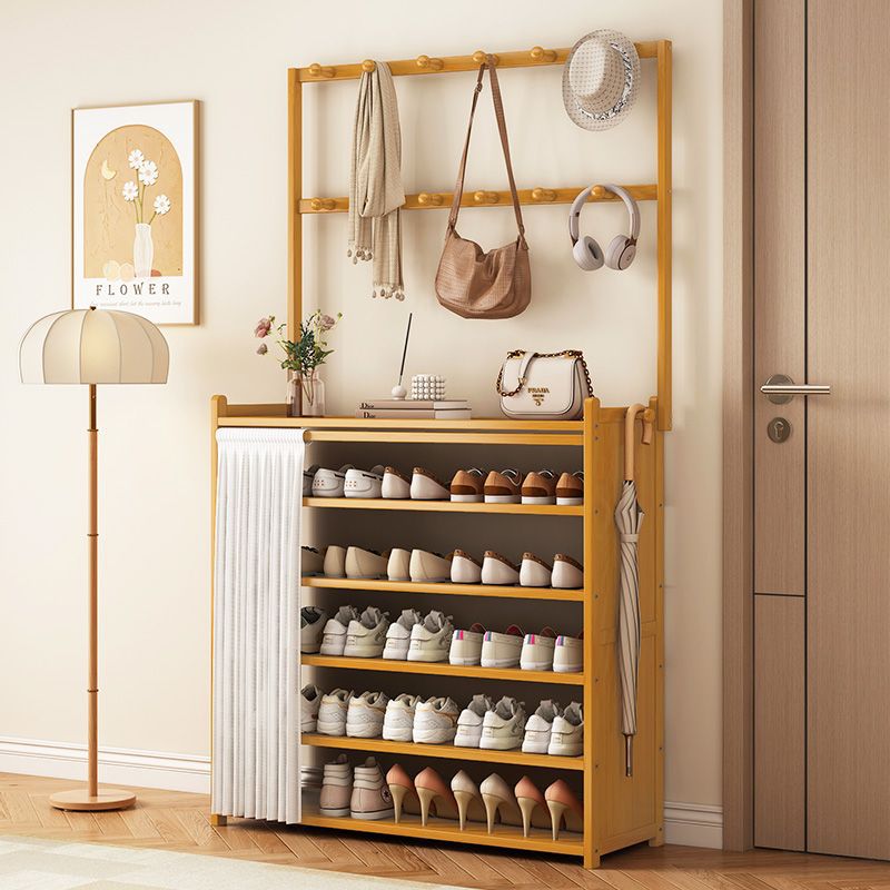Shoe Rack Multi-Layer Household Entrance Door Dust-Proof Simple Large-Capacity Storage Rack Storage Wall Dormitory Shoe Cabinet
