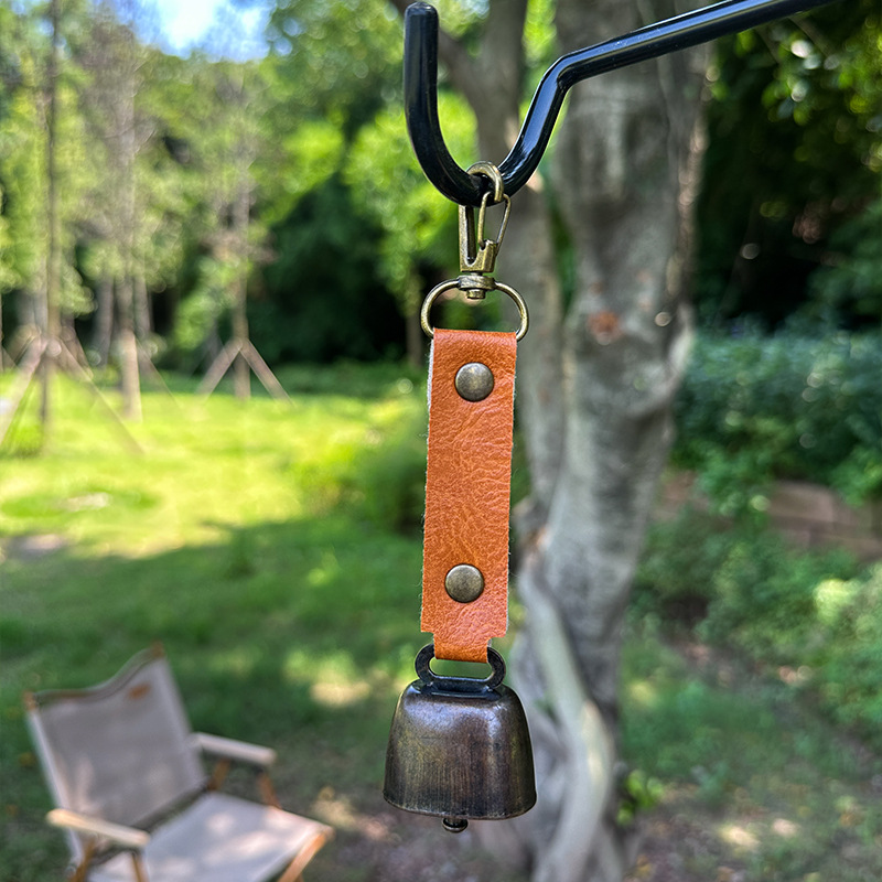 Picture of Outdoor escape bear Bell camping atmosphere wind chimes pendant keychain accessories hiking reminder Bell pet hanging Bell