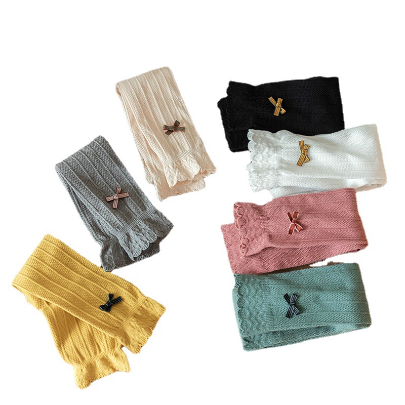 Picture of Girls' Leggings, Baby Spring and Autumn Children's Nine-Point Pantyhose, Lace, Versatile, Cute, Non-Legged Baby Pantyhose Wholesale