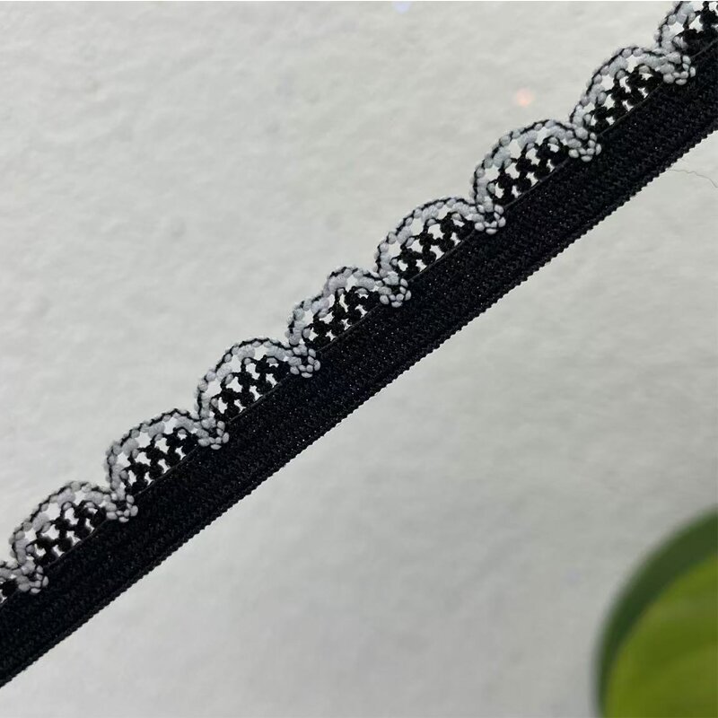 Picture of in stock Mesh Nylon Teething Band Colorful Hollow Elastic Lace Large Intestine Headwear Underwear Clothing Elastic Lace