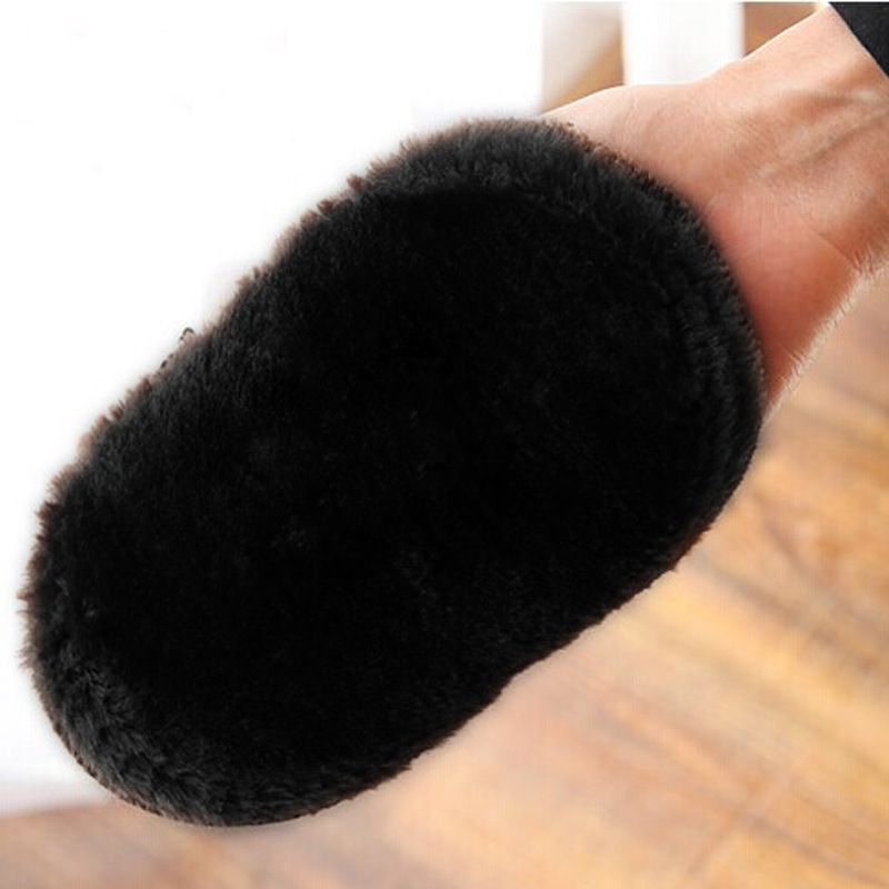 Picture of Imitation sheep plush shoe gloves manufacturers wholesale clean leather shoes car multifunctional polished gloves shoe polish shoe polish