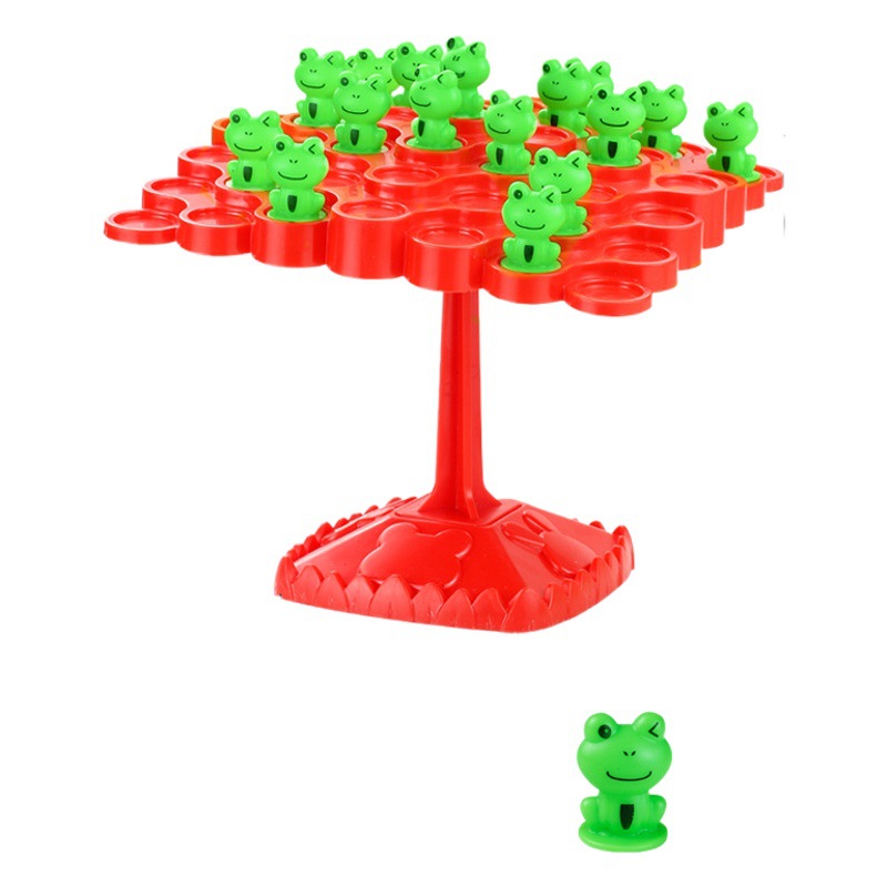 Cross-border Explosions Children Toto Le Frog Balance Tree Puta Stacked Leisure Parent-child Interactive Battle Desktop Toys