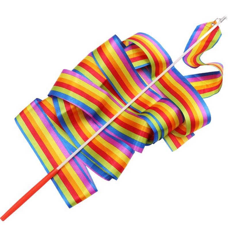 4 m Gymnastics Ribbon Color Ribbon Adult Art Dance Performance Props Dance Ribbon Children's Toys Ribbon