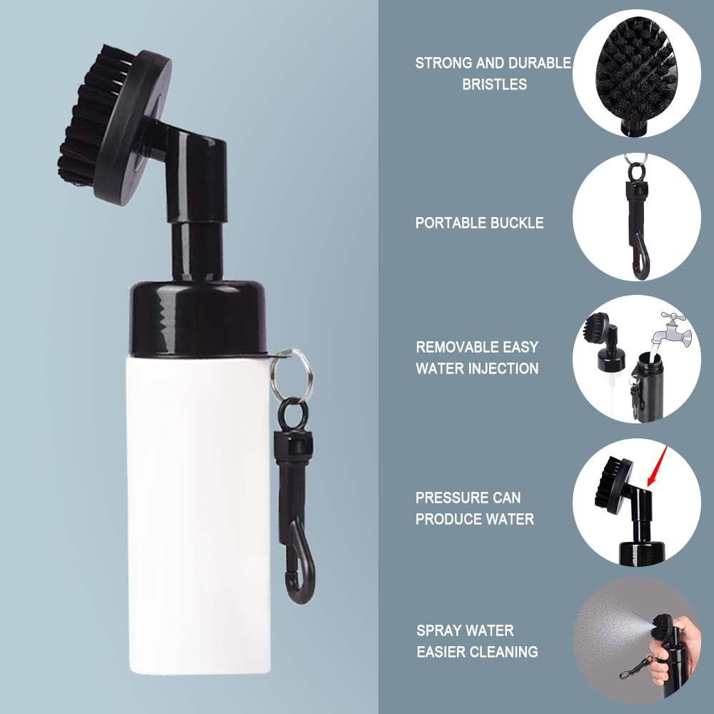 Picture of Golf Cleaning Brush Spray Water Kettle Cleaner Cleaning Head Brush Water Spray Brush Golf Club Cleaning Brush