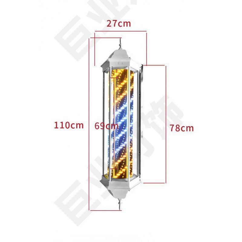 Picture of Barber shop small turn light perm foreign trade turn light barber shop brighten simple mold palace lamp light box factory maintenance
