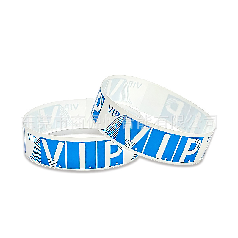 Picture of In stock disposable bracelet playground children's paradise color identification band PP synthetic paper outdoor waterproof wrist strap