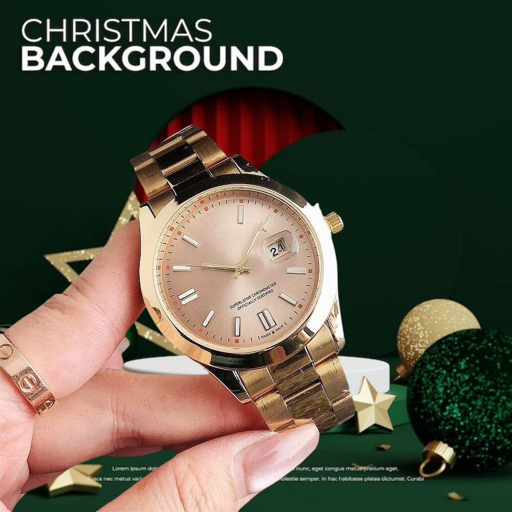 Foreign trade hot women's log type business watch casual fashion student single calendar watch quartz watch generation