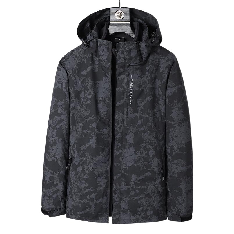 New Camouflage Outdoor Three-in-One Charge Clothes for Men and Women Detachable Two-Piece Work Clothes Ski Suit Printable logo