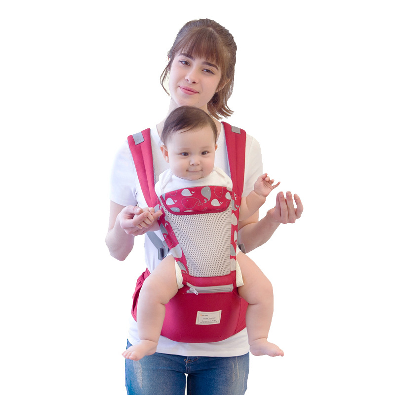 Picture of Yin Xiuli Baby Waist Stool Baby Waist Stool Four Seasons Multifunctional Baby Waist Stool Double Shoulder Strap Baby Waist Stool Cross-Border
