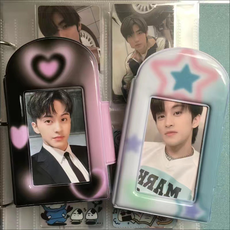 Korean style new love series storage card book y2g retro three-inch small card photo Polaroid storage book