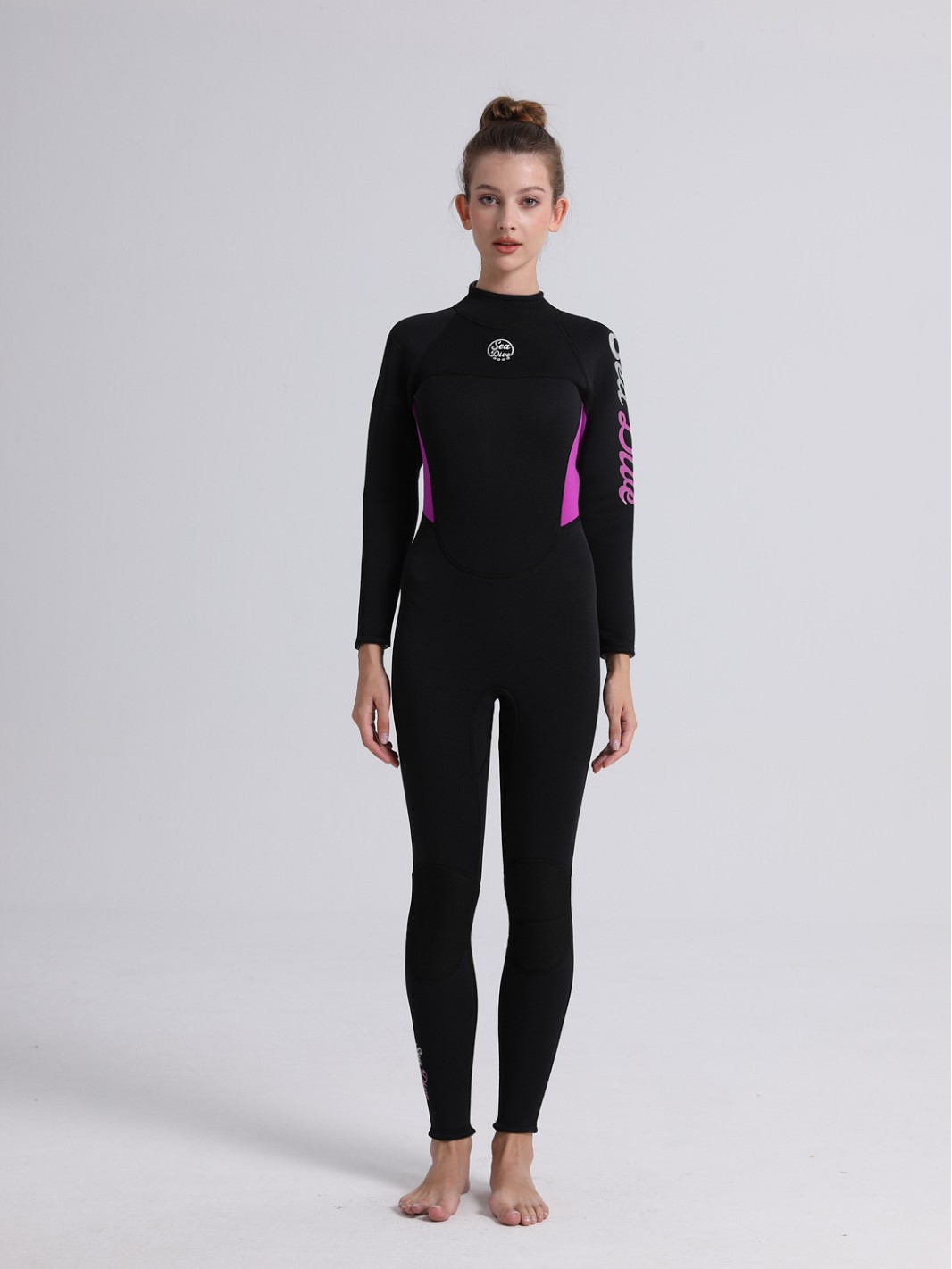 New diving suit women's cold-proof 3mm one-body wet waterproof mother snorkeling swimming warm couple surfing diving suit