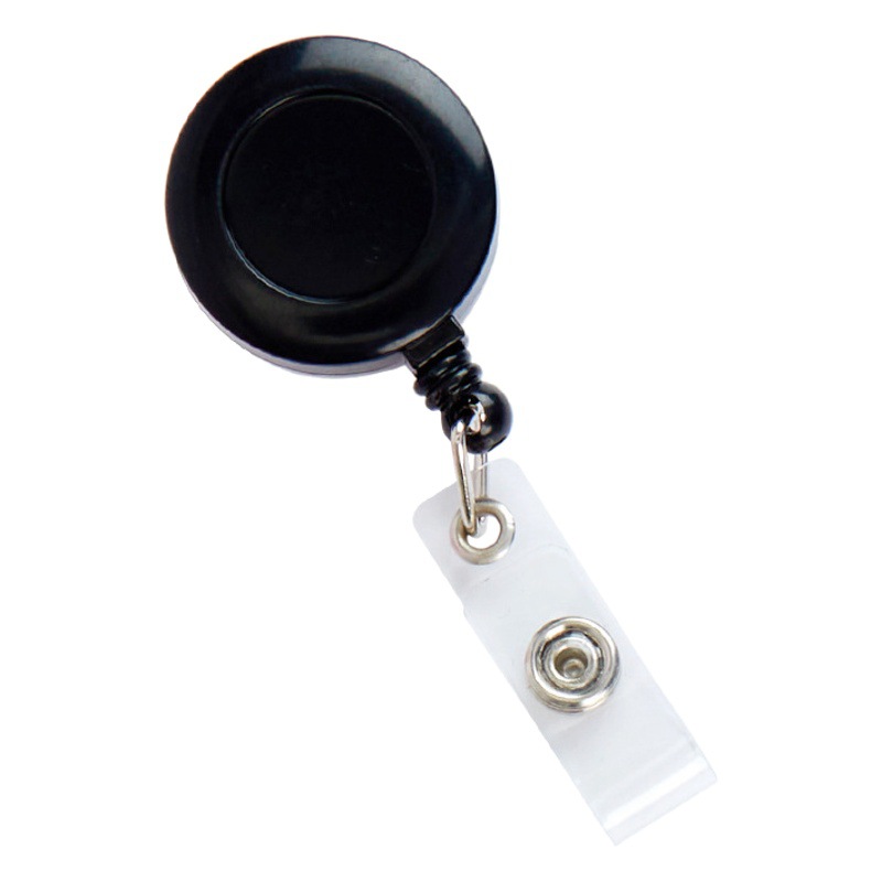 Guangdong Origin Round Badge Badge Id Buckle Round Telescopic Easy-Pull Buckle Doctor Nurse Badge Holder