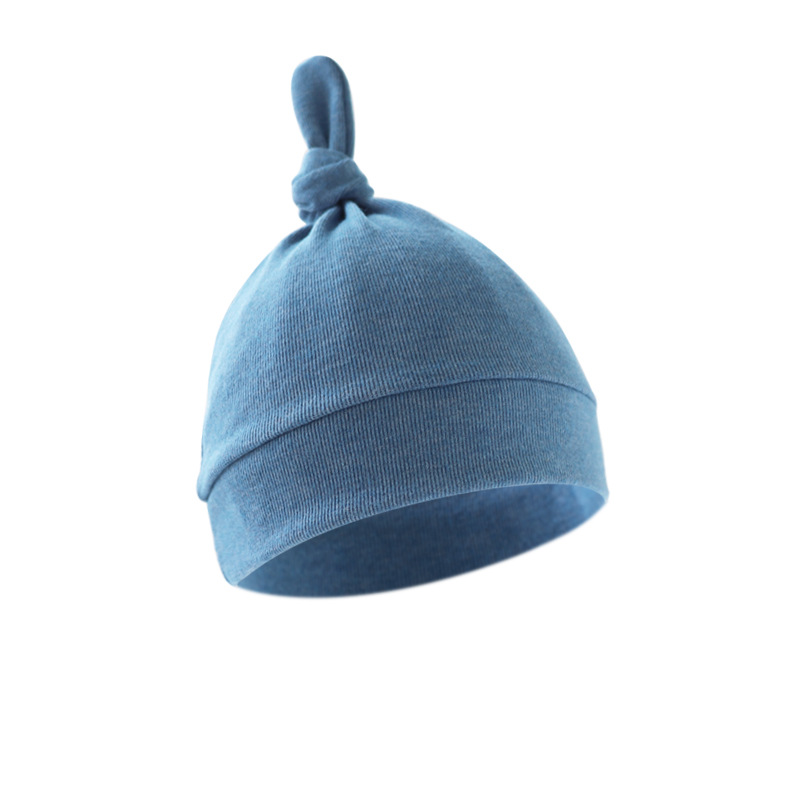 Picture of 2023 foreign trade baby pacifier hat single layer baby chirp hat baby tail hat children pullover hat