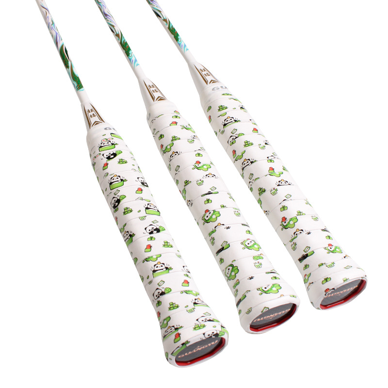 Guangyu Sticky Badminton Racket Hand Glue Handle Strap Non-Slip Tennis Racket Sweat-Absorbent Strap Cartoon Sticky Soft Wrap Strap