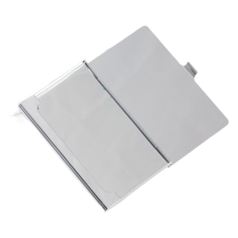 South Korea creative men and women business card holder simple casual metal stainless steel business card case gift customization
