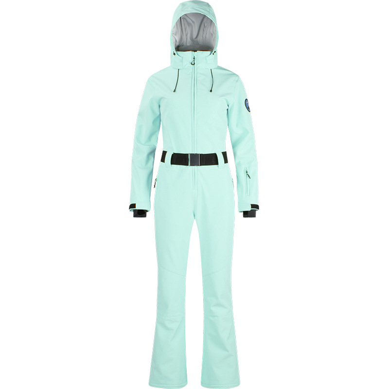 Picture of Cross-Border New Ski Suit for Women, Slim Fit, Windproof, Waterproof, Breathable and Warm, Outdoor Double-Board One-Piece Snow Suit
