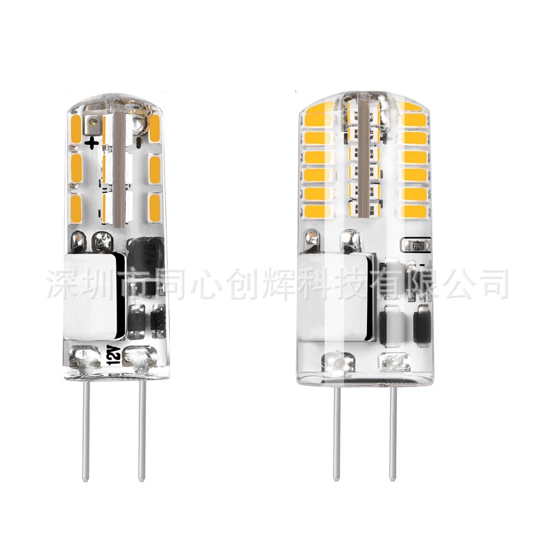 Picture of G4Led Silicone Lamp Corn Lamp 12Vacdc 3014 24D48D2W/3W G4Led Bulb G4 Crystal Lamp