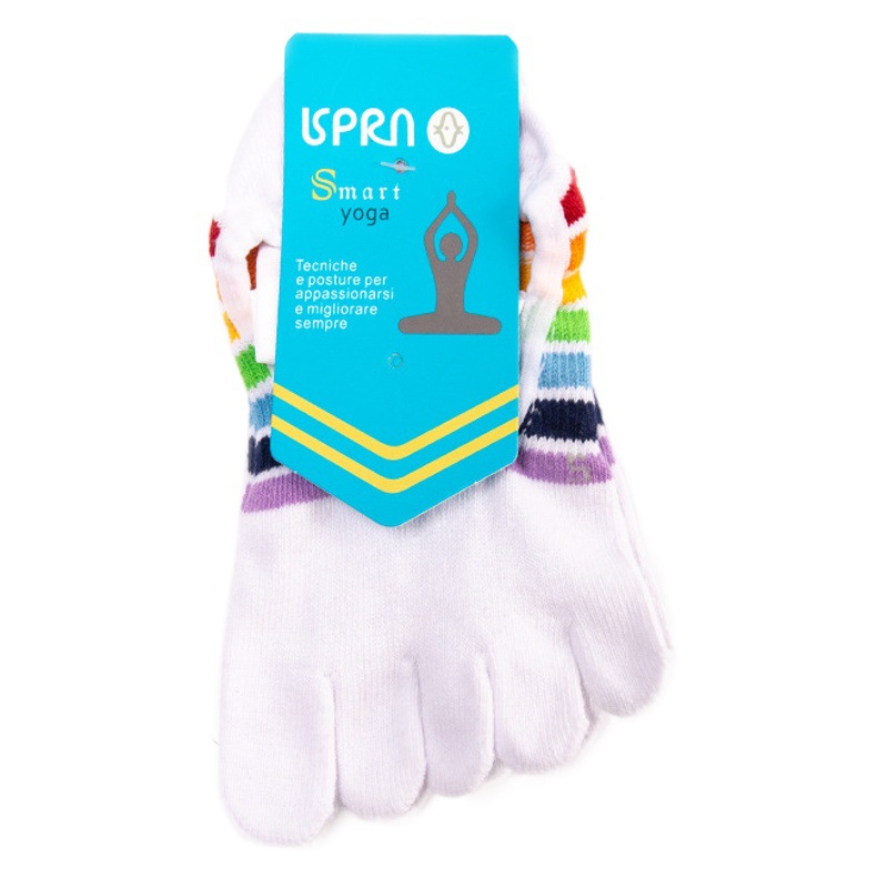 By Pra Four Seasons Gradient Cotton Yoga Band Five Finger Finger Socks Adult Early Education Yoga Socks Boat Socks