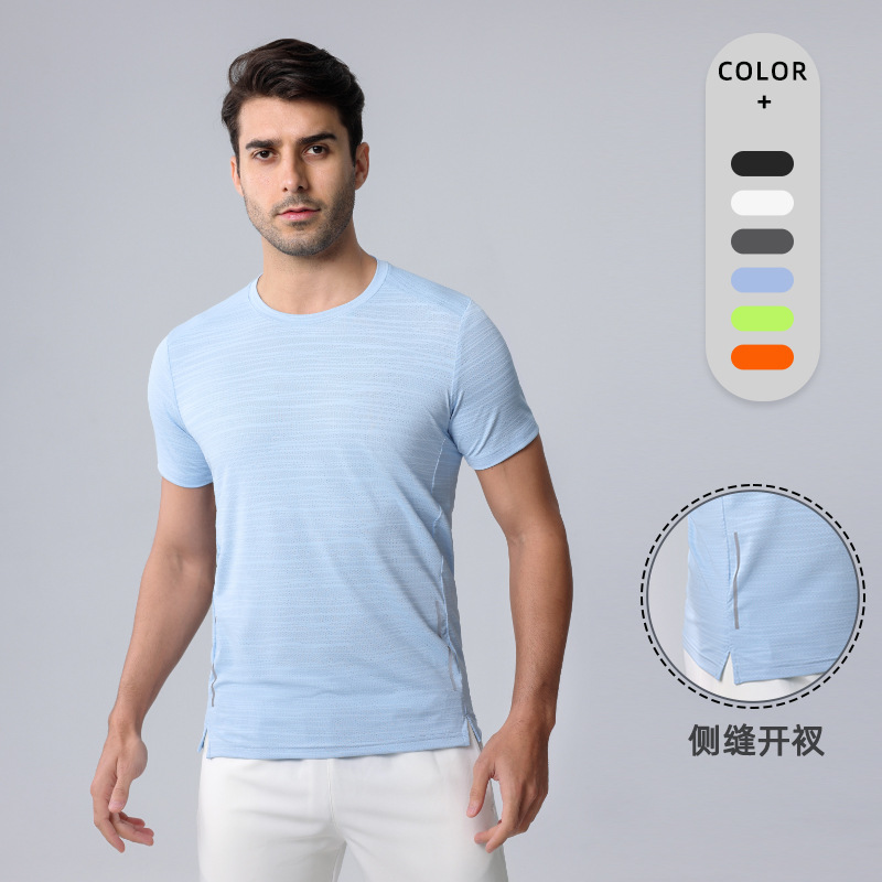 Summer outdoor quick-drying T-shirt printed logo work clothes short sleeve printed sports running round neck team cultural shirt