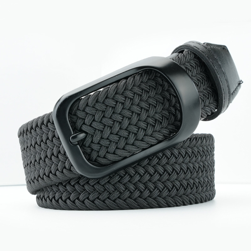Men's Belt New Arrival Canvas Young and Middle-aged Knit Buckle Woven Belt Outdoor All-match Nylon Belt Men's Belt in Stock