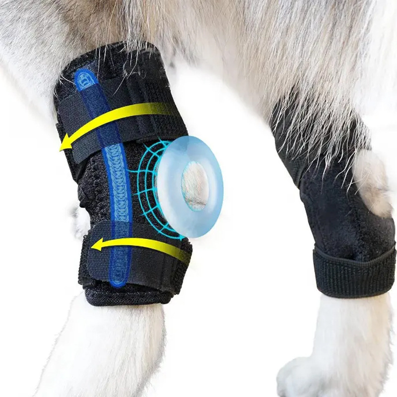 Pet Knee Protector Leg Postoperative Leg Protector Compression Support Protector Stabilizing Joint Anti-Bite and Lick Leg Protector