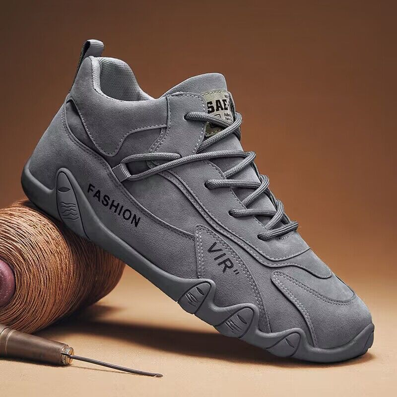 New Autumn and Autumn Labor Protection Men's Shoes, Non-Slip Construction Site Work Shoes, Men's Outdoor Leisure Sports Sneakers, Trendy Shoes