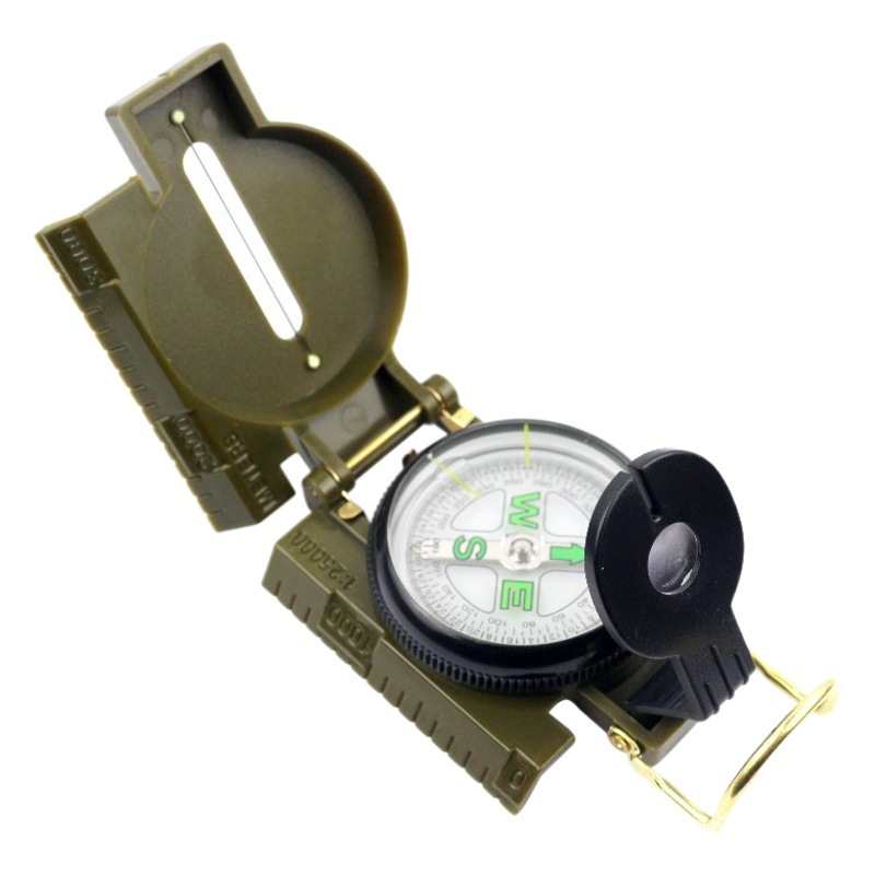 Factory wholesale plastic American camping survival compass outdoor mountaineering multifunctional precision compass compass north