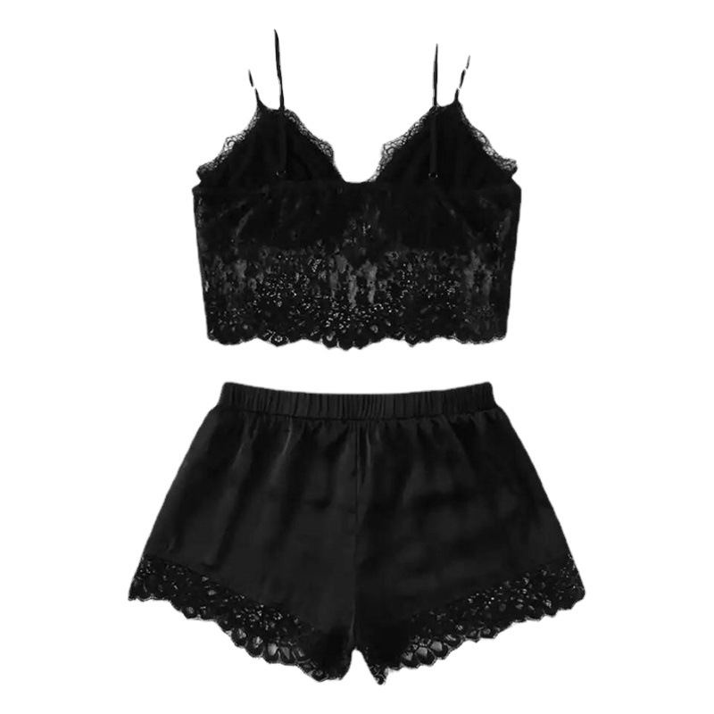 European and American Cross-Border Sexy Lingerie Sexy Suit Female Pure Lust Style Qqny Sexy Pajamas Women's Intimates 6003