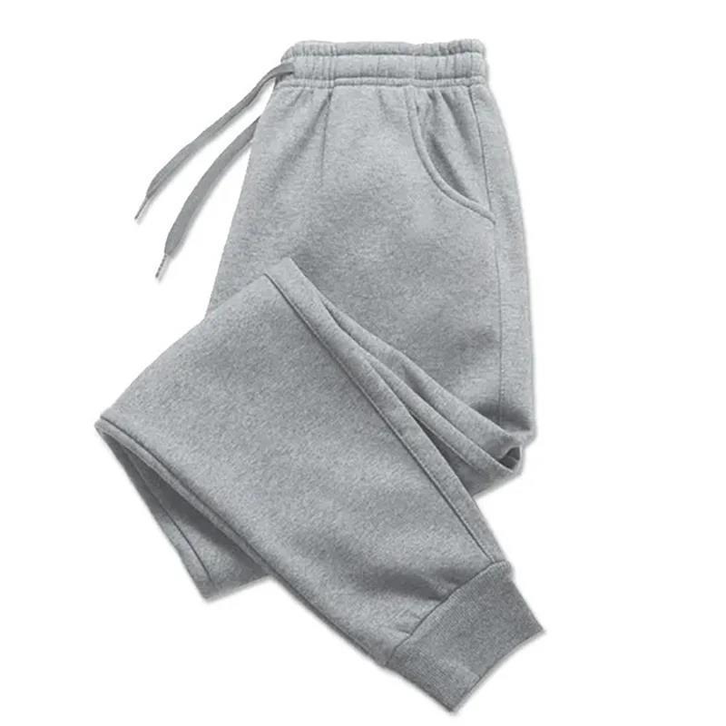 Picture of Cross-border Amazon wish Europe and the United States foreign trade 2024 autumn and winter new fleece-lined loose casual high waist toe pants