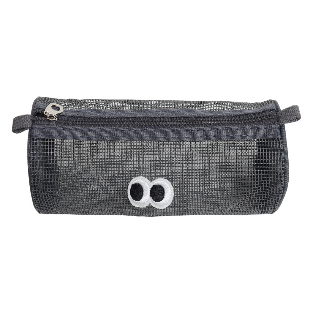 Learning Stationery Pen Bag Cut Out Transparent Visible Large Capacity Travel Carry-On Cosmetics Storage Small Items Organization