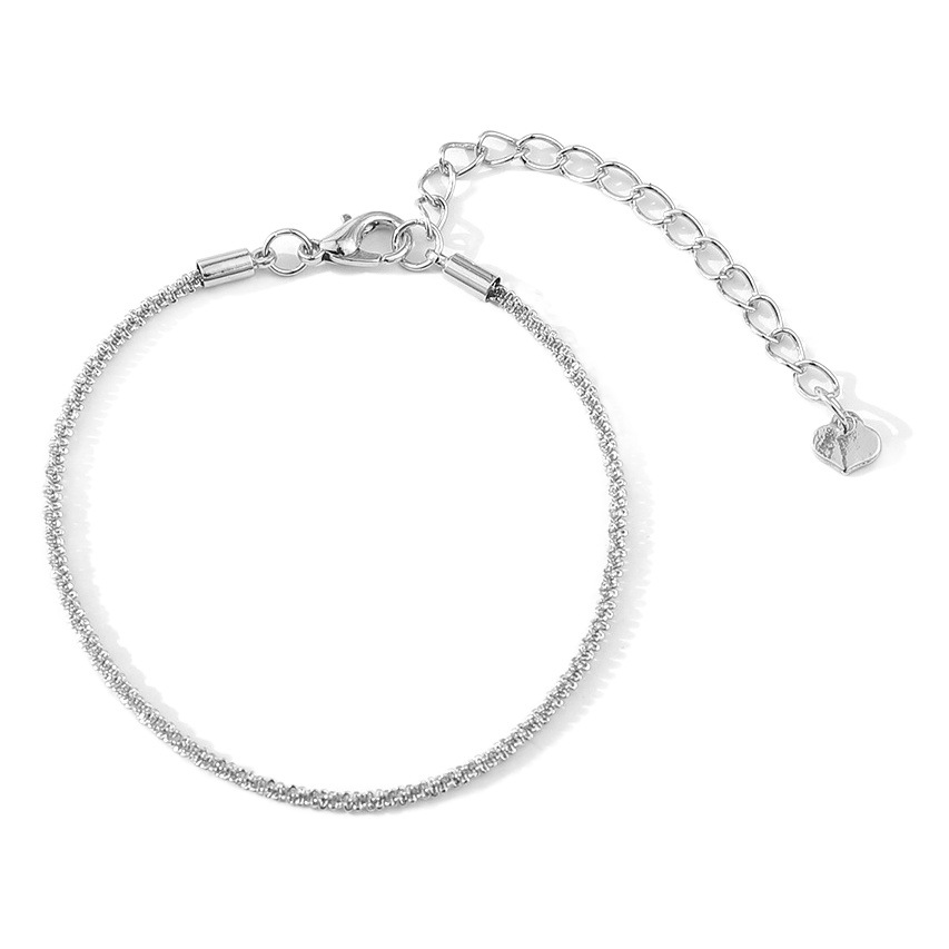 Cross-border sparkling glitter starlet anklet female summer fashion high-end sense cold wind niche design sense foot ornaments