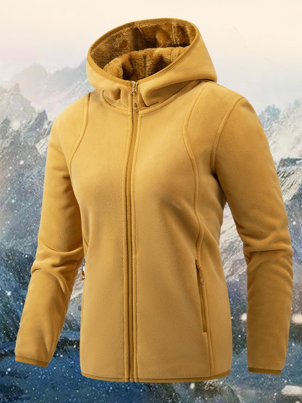 Autumn and winter new hooded fleece men's windproof warm Austrian grain velvet coat women's wholesale group purchase embroidered logo