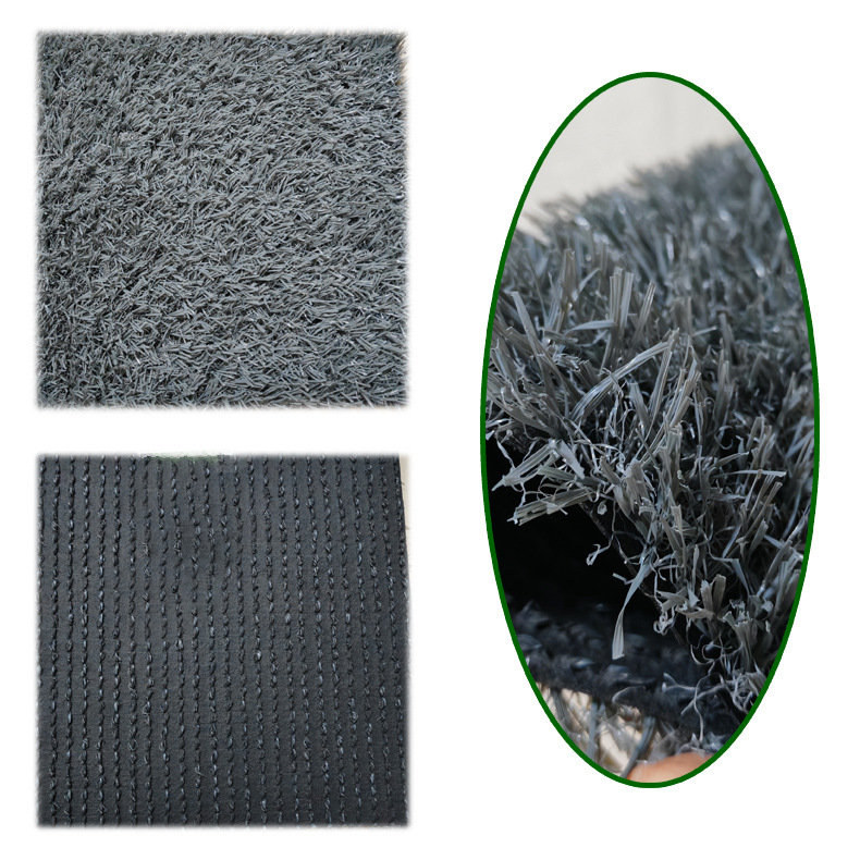 Picture of Grey artificial lawn engineering enclosure outdoor enclosure indoor floor gray turf decorative dark gray light gray grass
