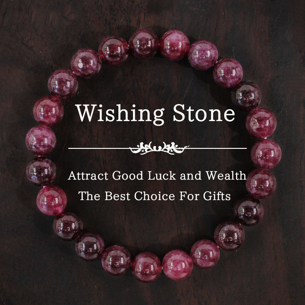 Cross-Border Natural Stone Bracelet Cherry Red Pure Natural Garnet Beaded Bracelet Ready Stock Manufacturer Wholesale
