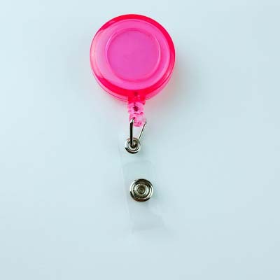 Picture of Easy pull buckle retractable buckle key chain tag hanging rope easy pull ID buckle anti-lost device round badge ID buckle household