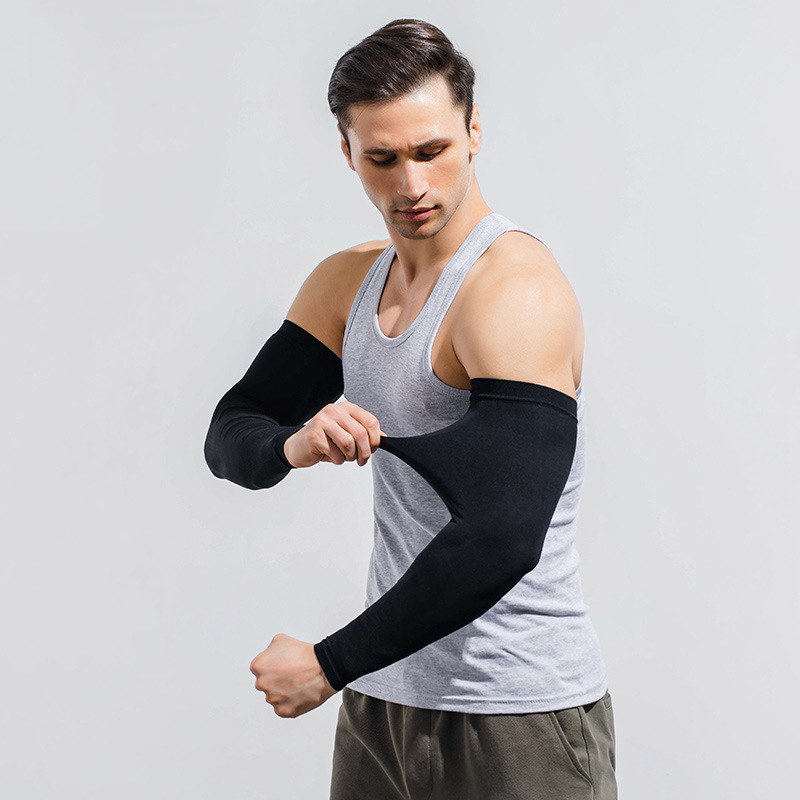 Picture of Sun Protection Sleeves for Men Plus Size Loose Arm Guards Plus Fat and Enlarged Ice Silk Sleeves Sun Protection Uv Protection Arm