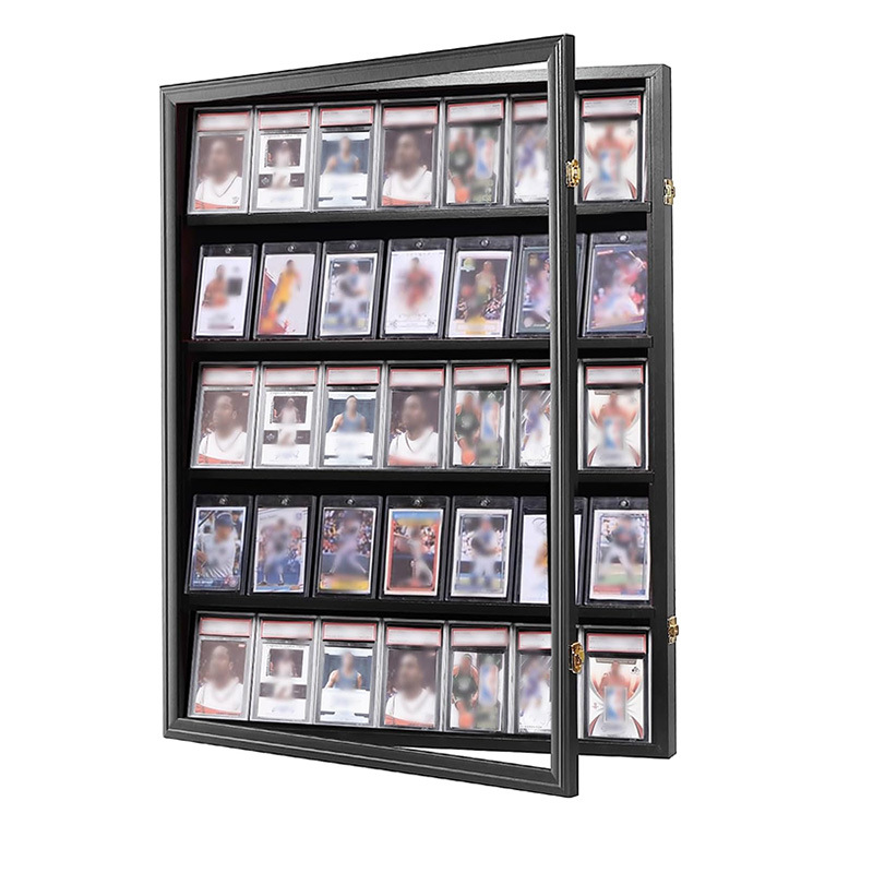 Cross-border Amazon Hot Sports Card Display Photo Frame Baseball Card Display Box Trading Card Collection Wall Display Stand