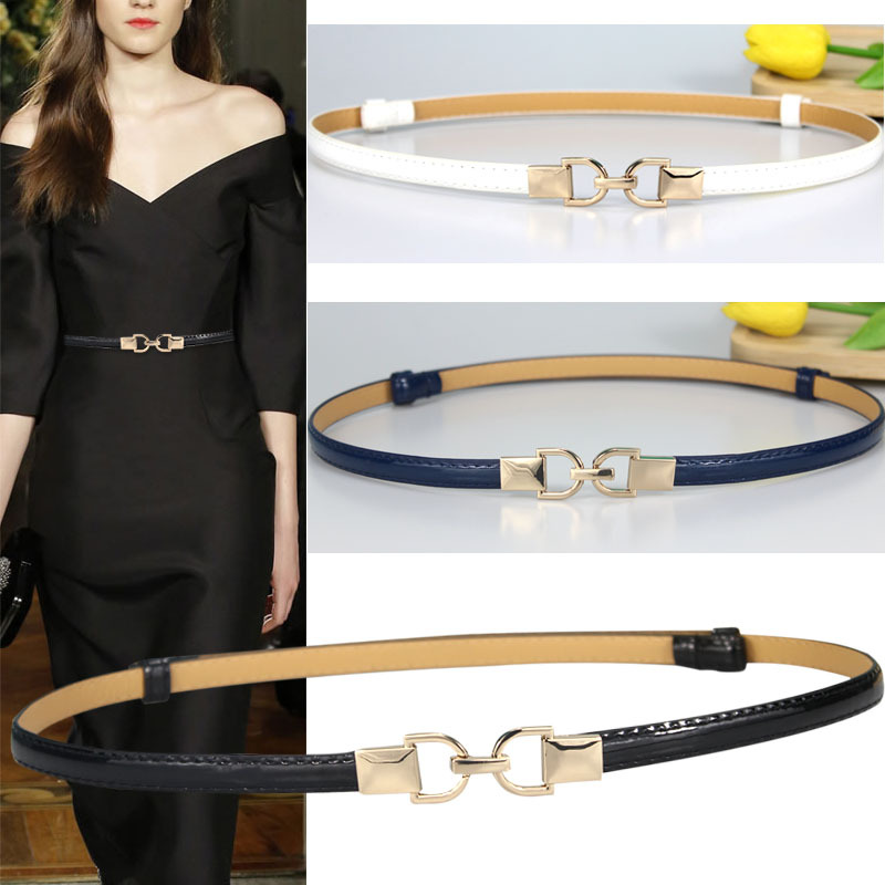 All-match ladies thin belt fashion decorative waist seal suit belt with dress summer waist chain wholesale