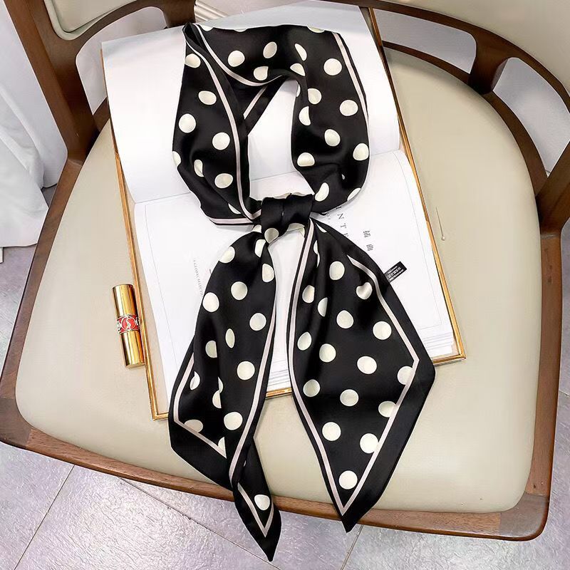 Picture of Popular Spring and Autumn Long Scarf Women's Korean Style Summer Decoration Shirt Suit Scarf Hair Belt Ribbon Scarf