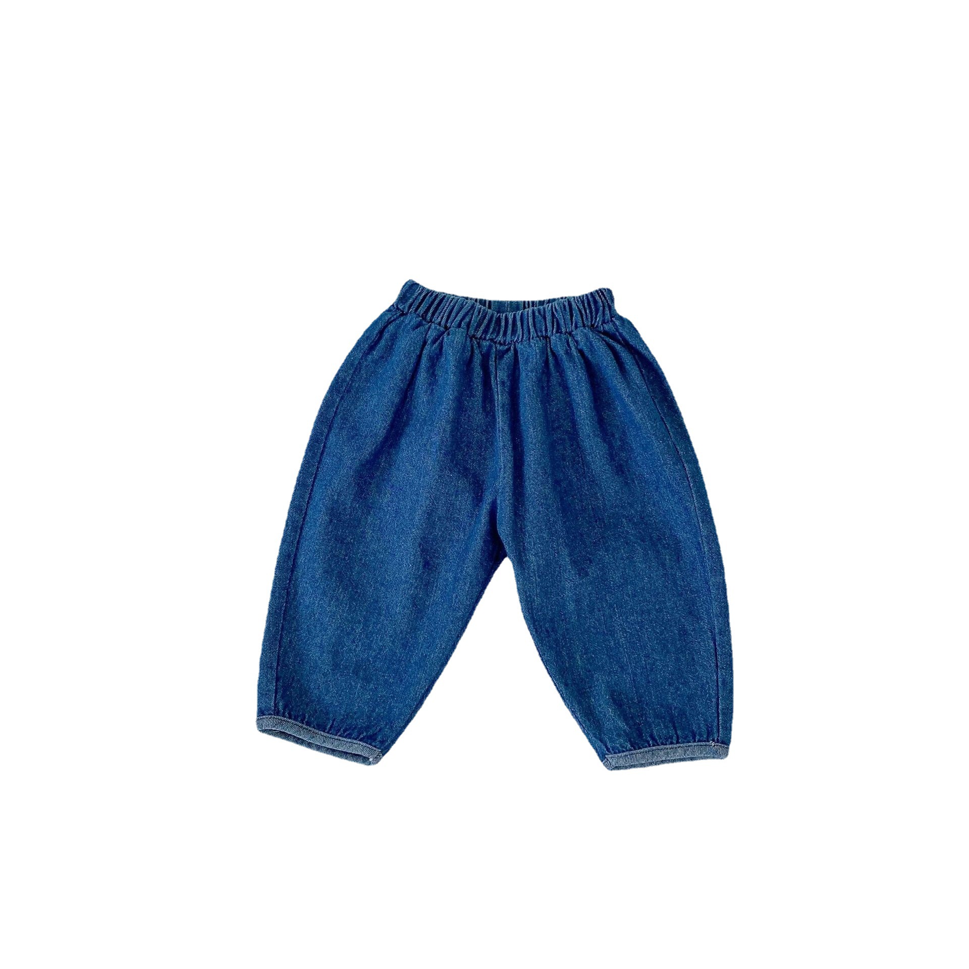 Picture of Ins 2025 New Autumn Clothing for Infants and Young Kidsren, Male and Female Babies, Cotton Denim Fashion Trendy Denim Carrot Long Pants