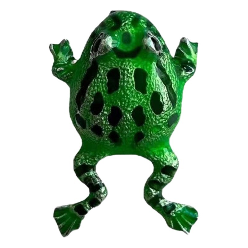European and American style new frog earrings female cross-border personality cute animal earrings retro earless ear clip wholesale