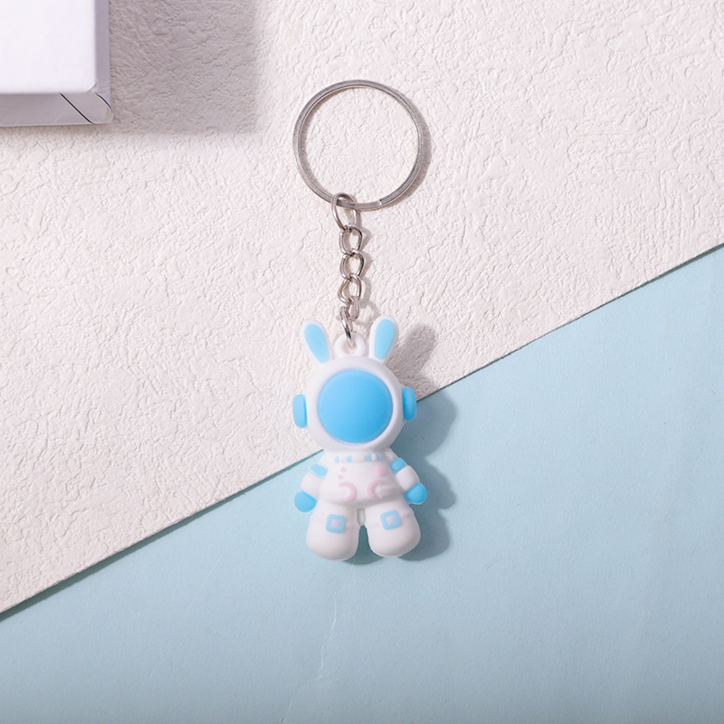 Picture of Spot cartoon astronaut keychain ornaments cute schoolbag anti-lost spaceman doll pendant handbag accessories